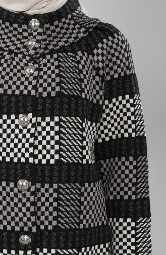 Schwarz Strickjacke 4212-04