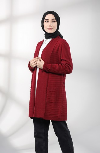 Claret Red Cardigans 4292-01