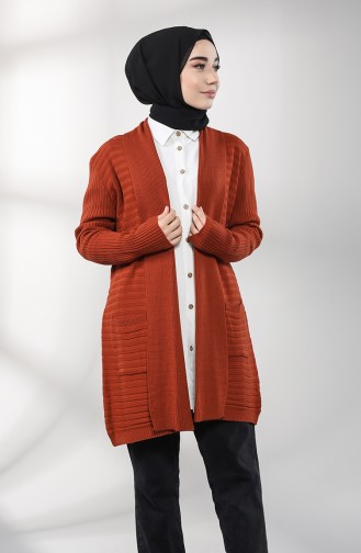 Brick Red Cardigans 4292-02