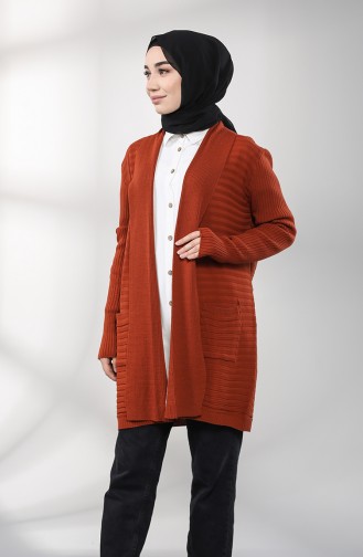 Brick Red Cardigans 4292-02