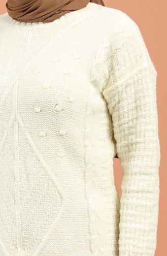 Ecru Sweater 1204-01
