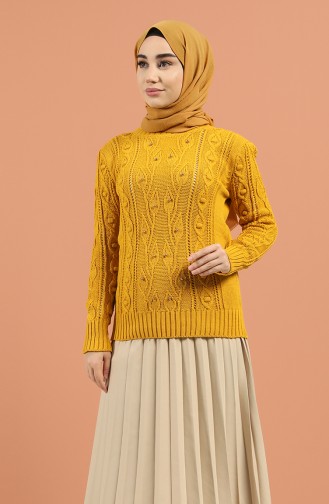 Mustard Sweater 1215-09