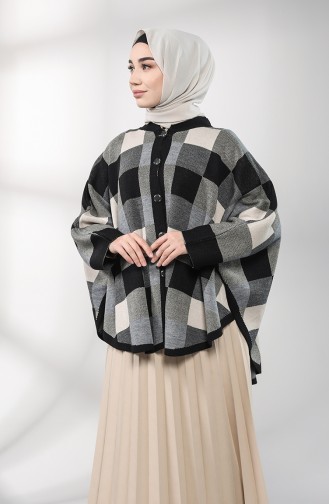 Gray Poncho 4155-03