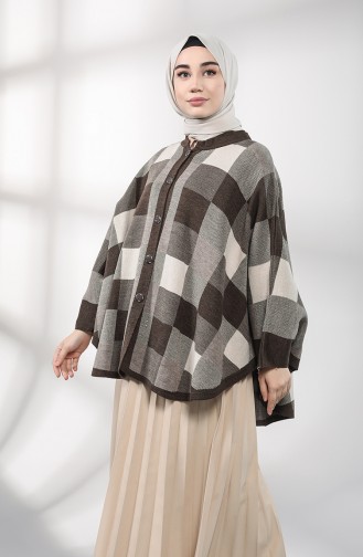 Brown Poncho 4155-05