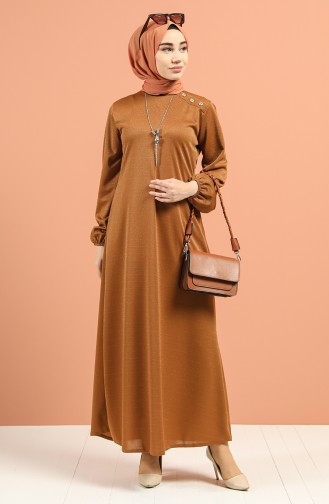 Robe Hijab Tabac 1001-02