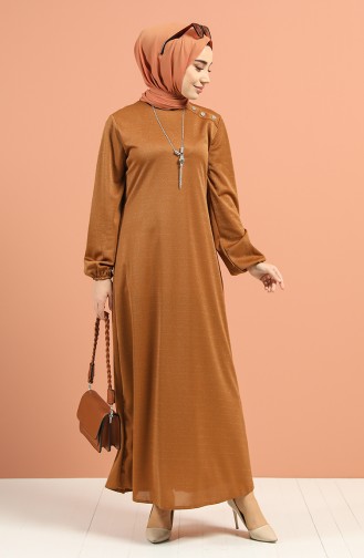 Necklace Dress 1001-02 Tobacco 1001-02