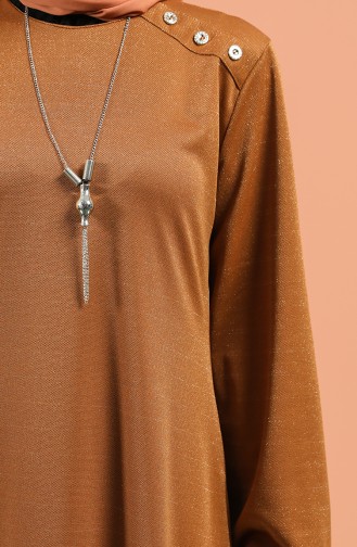 Necklace Dress 1001-02 Tobacco 1001-02