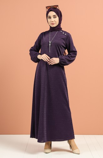 Robe Hijab Pourpre 1001-03
