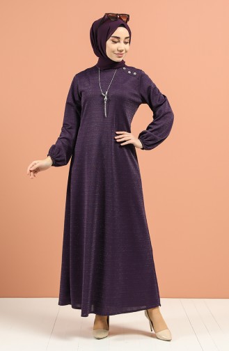 Necklace Dress 1001-03 Purple 1001-03