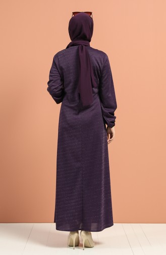 Robe Hijab Pourpre 1001-03