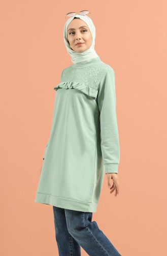 Frilly Lace Sports Tunic 8276-05 Sea Green 8276-05