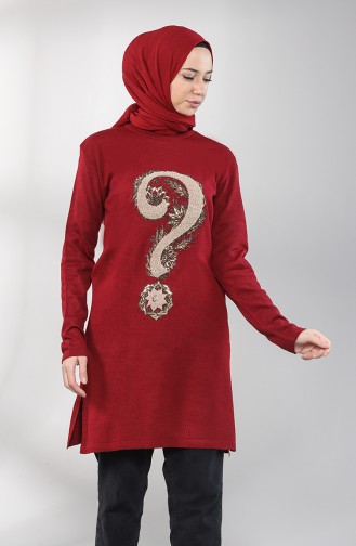 Claret red Tuniek 55222E-04