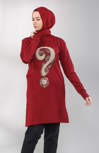 Claret red Tuniek 55222E-04