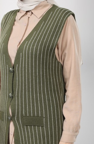 Khaki Waistcoats 4118-01