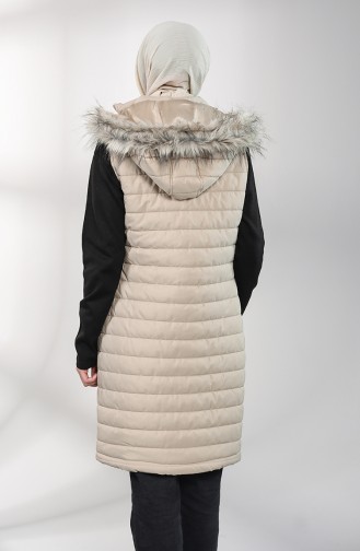 Beige Gilet 5136-05