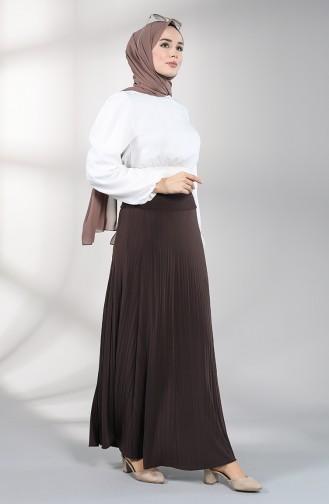 Brown Skirt 3002A-09