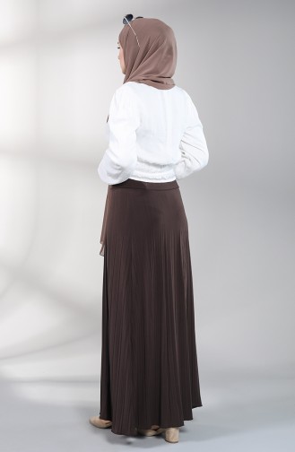 Brown Skirt 3002A-09