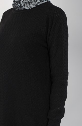 Schwarz Pullover 0586-03