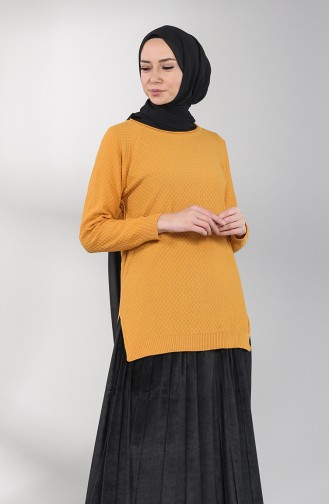 Senf Pullover 0586-05