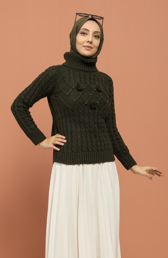 Khaki Sweater 1208-06