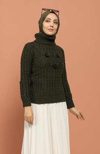 Khaki Sweater 1208-06