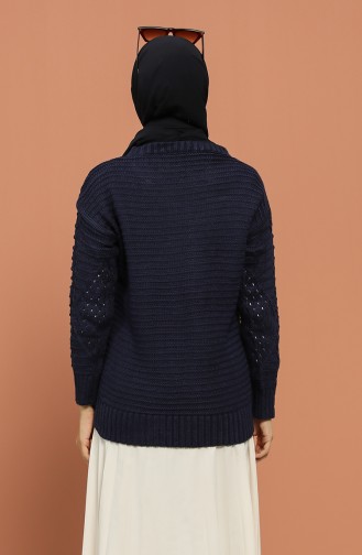 Navy Blue Sweater 1212-07