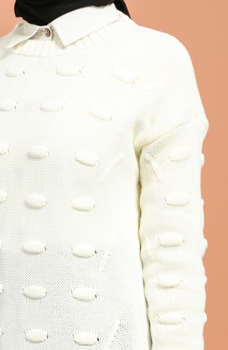 Ecru Sweater 1216-01