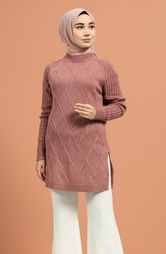 Triko Kazak 55292-03 Gül Kurusu