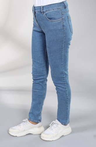 Pantalon Jean avec Poches 0659-01 Bleu Jean 0659-01