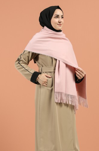 Sky Cashmere Omuz ve Boyun Şalı 43700-02 Pembe