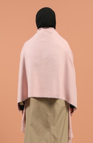 Sky Cashmere Omuz ve Boyun Şalı 43700-02 Pembe