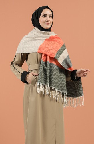 Khaki Shawl 2495-05