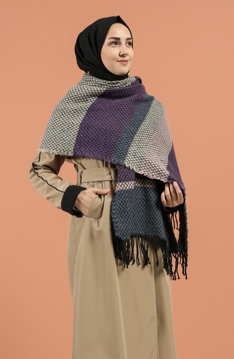 Lila Schal 2495-07