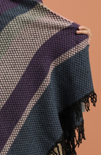 Lila Schal 2495-07