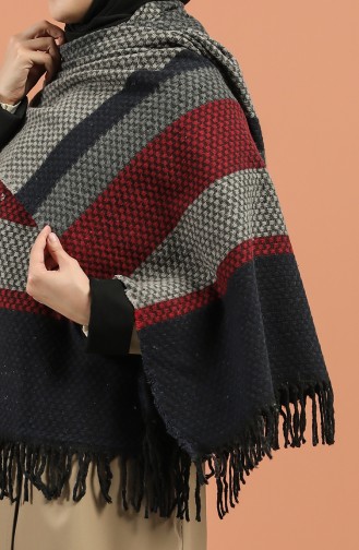 Navy Blue Shawl 2495-09