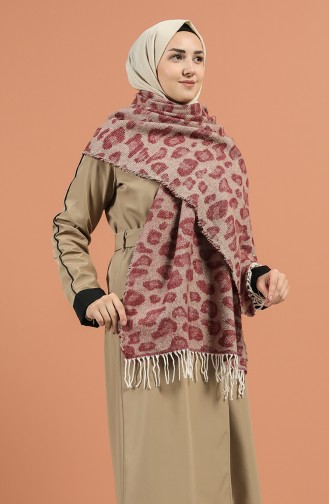 Claret Red Shawl 2560-03