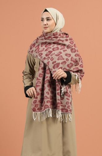 Claret Red Shawl 2560-03