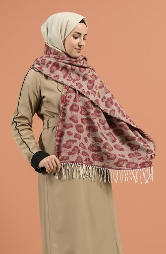 Claret Red Shawl 2560-03