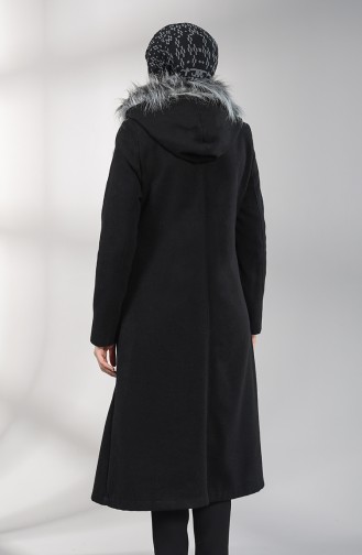 BURUN Furry Cachet Coat 71187-01 Black 71187-01