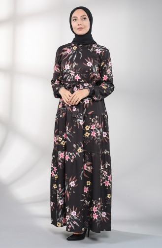 Robe Hijab Noir 4662-03