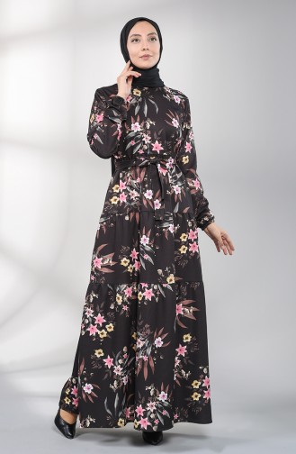Robe Hijab Noir 4662-03