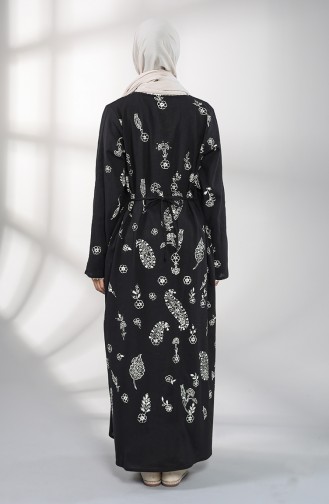 Robe Hijab Noir 2727-02