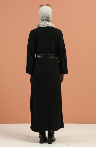 Black Hijab Dress 5190-03