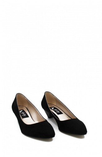 Chaussures a Talons Noir 00259.SIYAHSUET