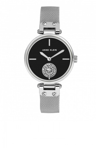 Silver Gray Wrist Watch 3001BKSV