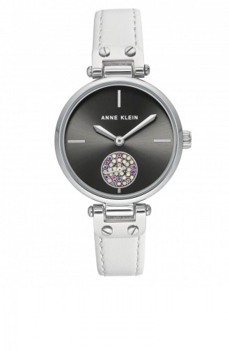 White Wrist Watch 3381GYWT