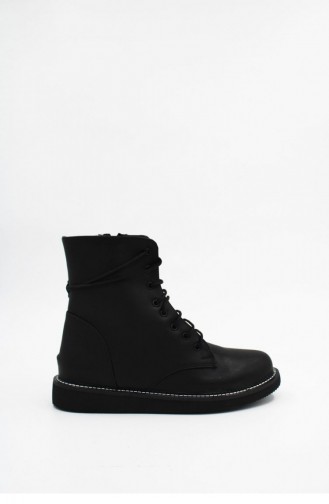 Black Boots-booties 00174.SIYAH