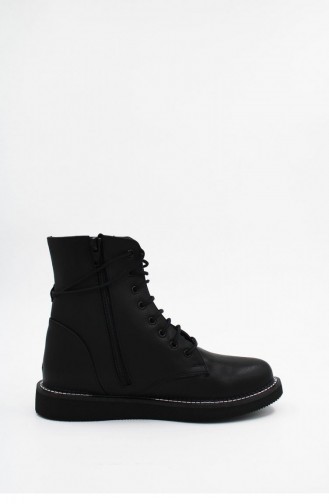 Black Boots-booties 00174.SIYAH