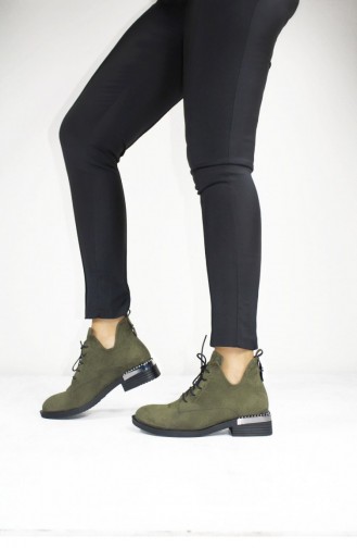 Bottes-Bottines Khaki 00181.HAKI