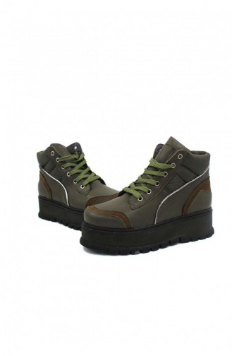 Bottes-Bottines Khaki 00208.HAKI